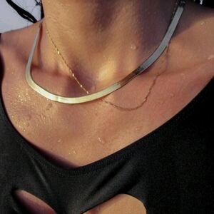 Kay Jewelers Silver and Gold Necklace